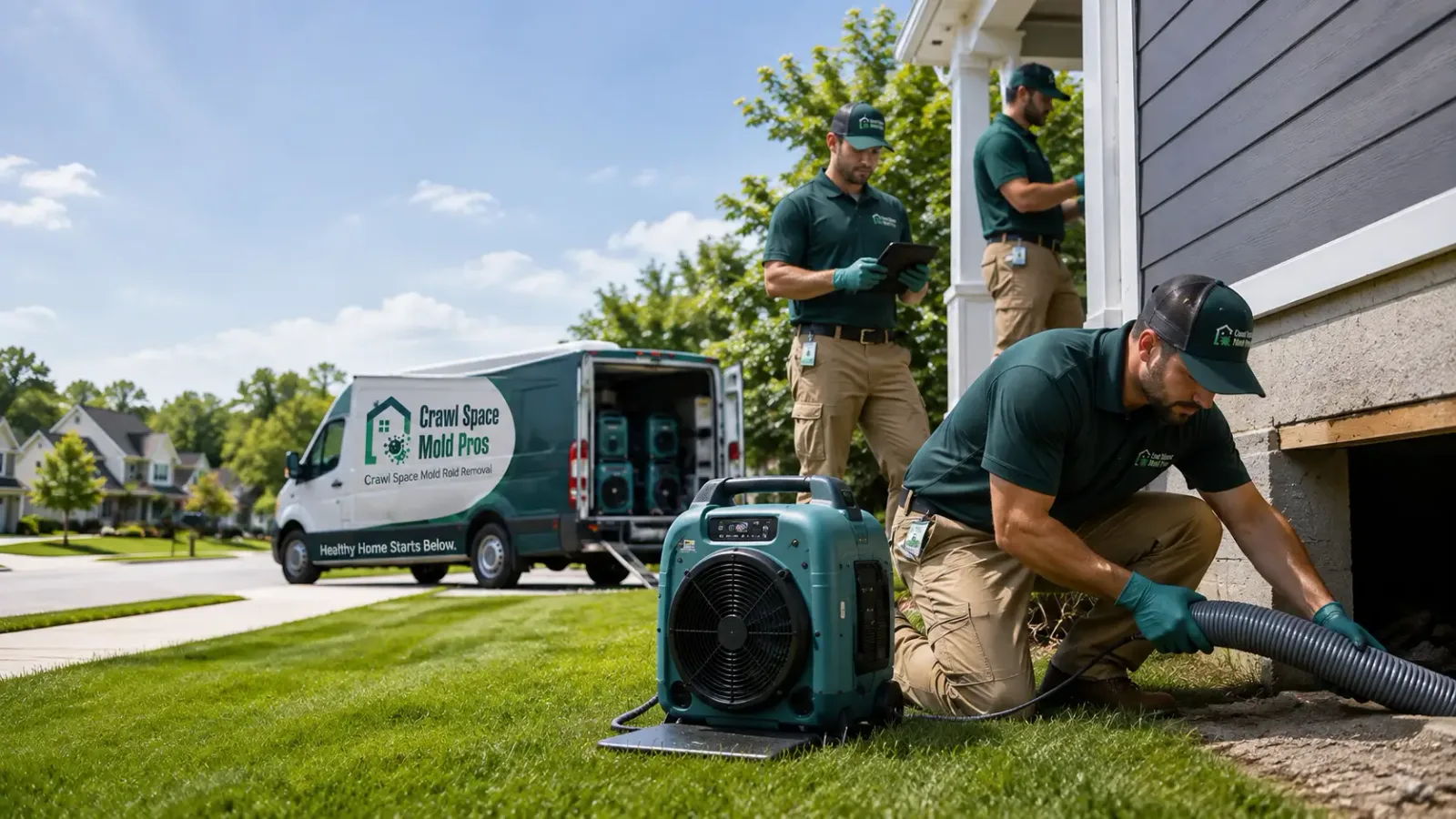 Crawl Space Mold Removal in Lincoln, CA